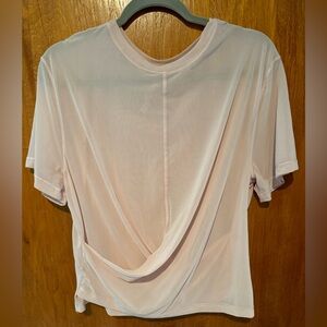 Lululemon baby pink shear tshirt